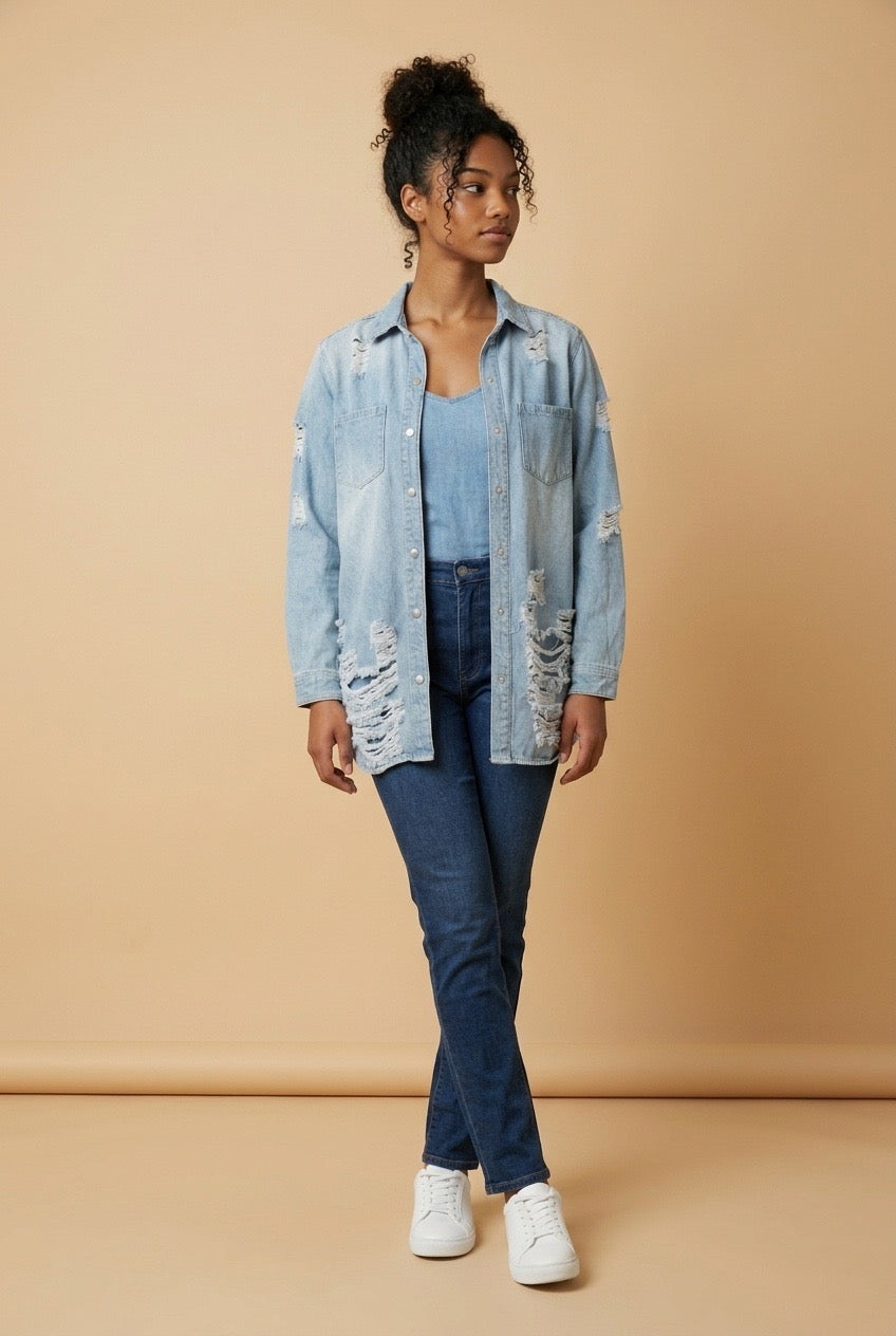 Women's Everyday Denim Shacket