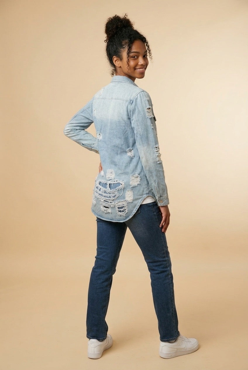 Women's Everyday Denim Shacket