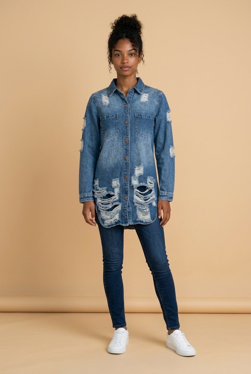 Women's Everyday Denim Shacket