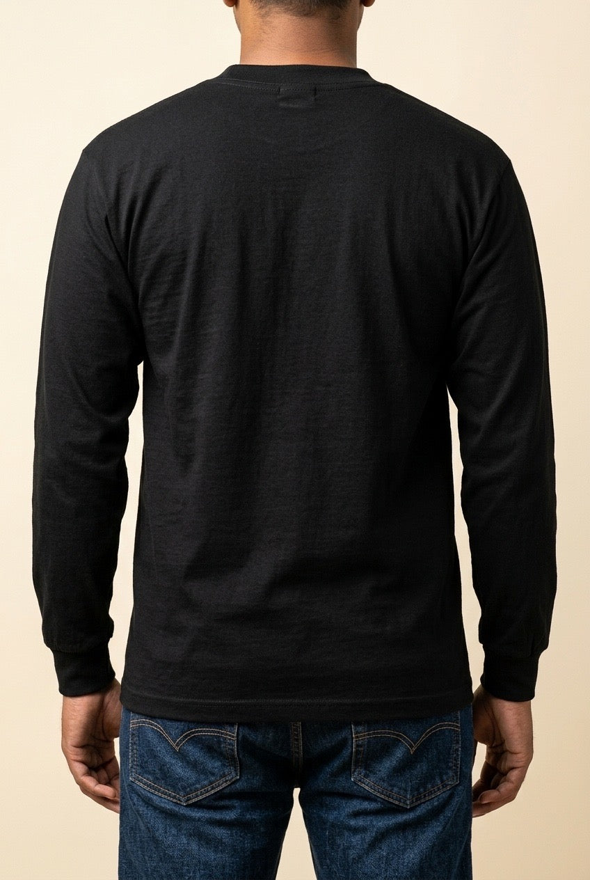 Pro Club Men's Heavyweight Long Sleeve Cotton T-Shirt