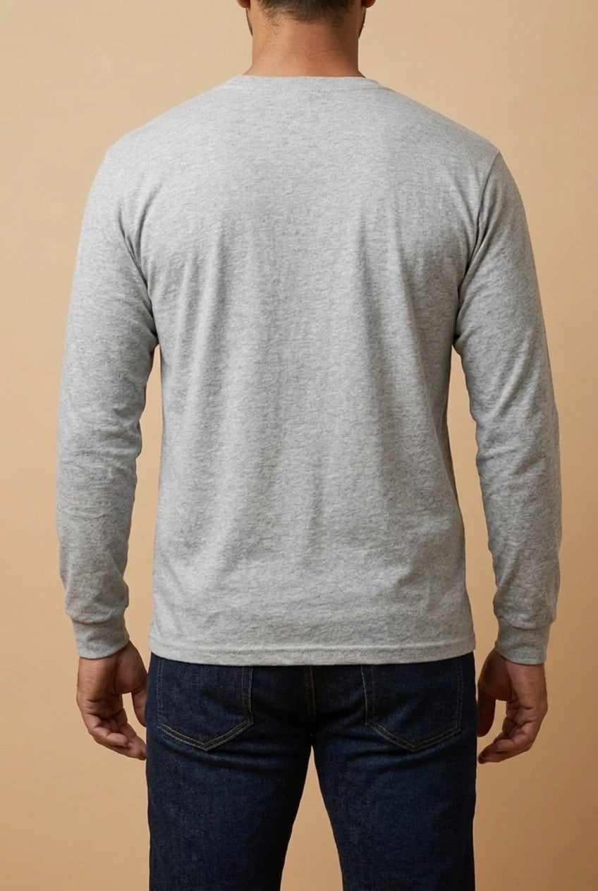 Pro Club Men's Heavyweight Long Sleeve Cotton T-Shirt