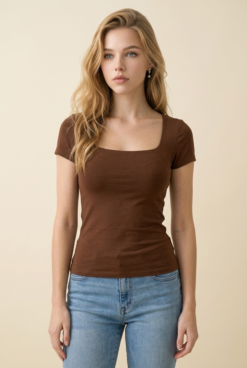 Women's Everyday Square Neck Tee